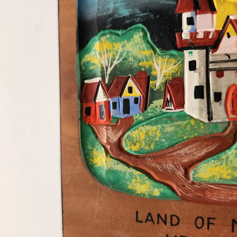 Vintage Child's Wall Decor Land of Make Believe Castle